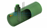 Топливная емкость Gidrolica Tank Fuel/горизонтальный вариант/1670х10450мм