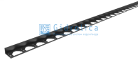 Бордюр Gidrolica Line Б-300.8,5.6,0 - пластиковый черный L3000