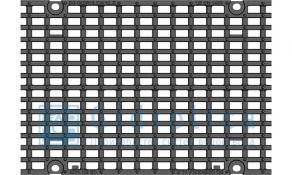 Решётка чугунная ячеистая DN300, 500/347/25, 25/14, кл. Е600