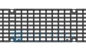 Решётка чугунная ячеистая DN150, 500/197/25, 27/13, кл. E600