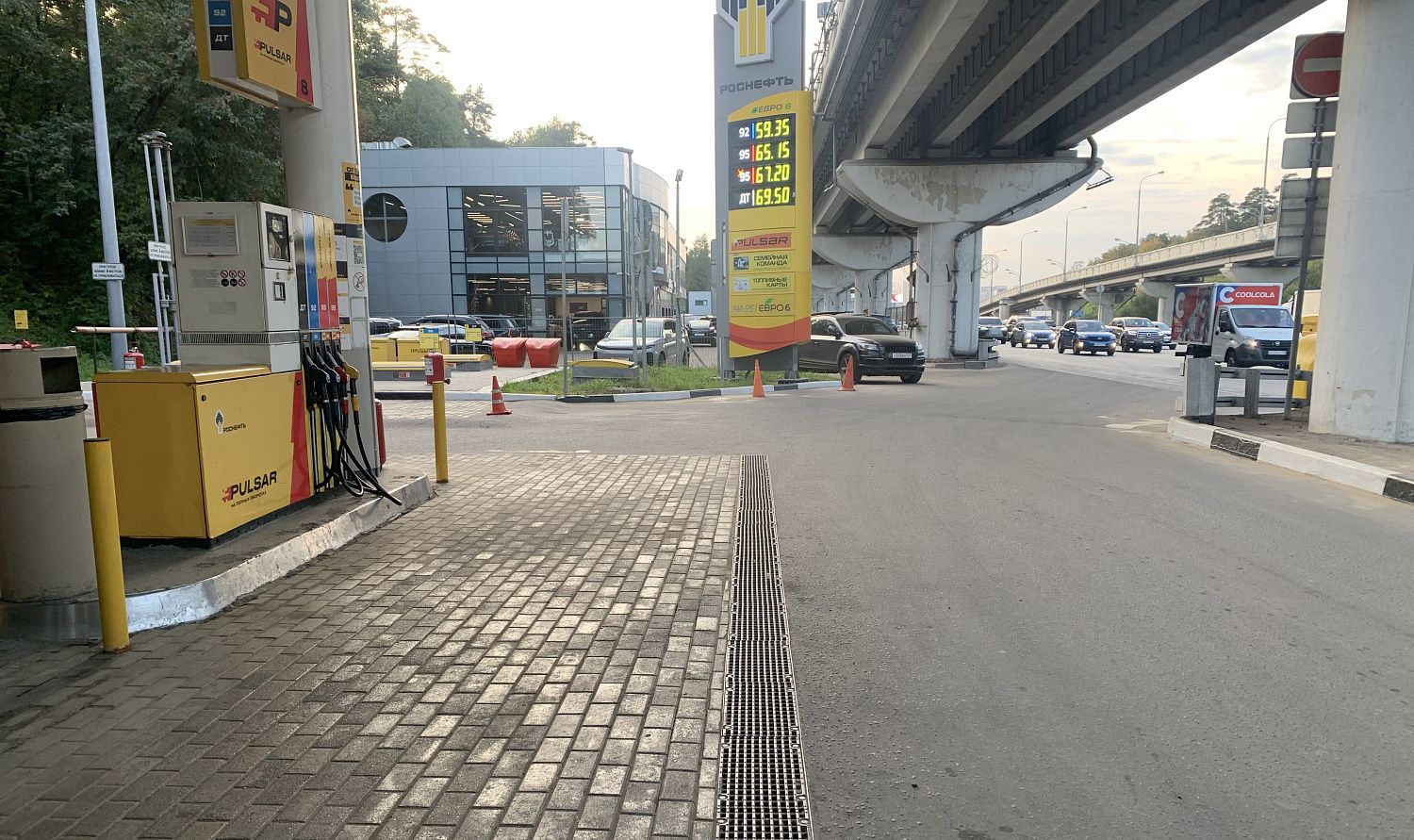 Современная система водоотведения на АЗС в Москве