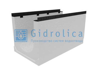 Лоток водоотводный бетонный коробчатый (СО-400мм) КU 100.54(40).55(47) - BGМ, № 20-0