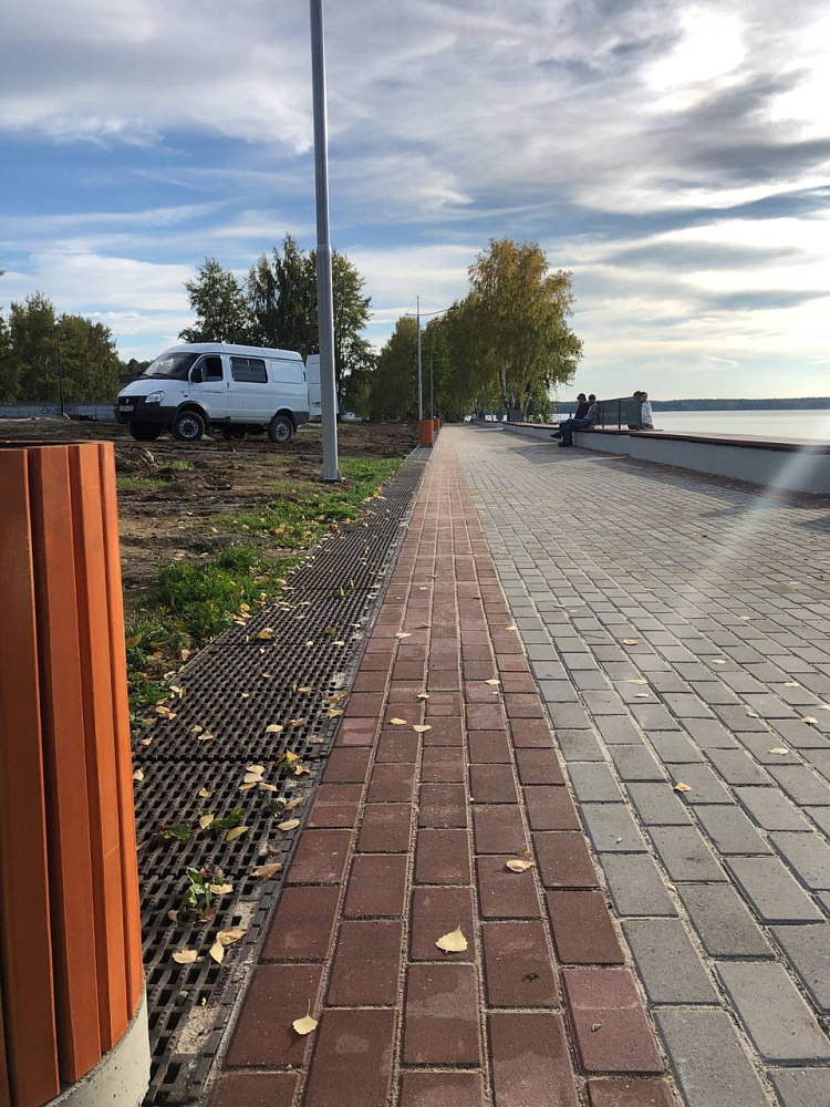 Благоустройство набережной в Свердловской области