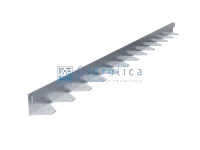 Бордюр Gidrolica Line Steel L-образный из оцинкованной стали 1200х60х45х1,5мм