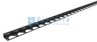 Бордюр Gidrolica Line Б-300.8,5.6,0 - пластиковый черный L3000